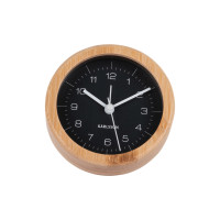 Budík Karlsson KA5923BK Neat Round, 9cm